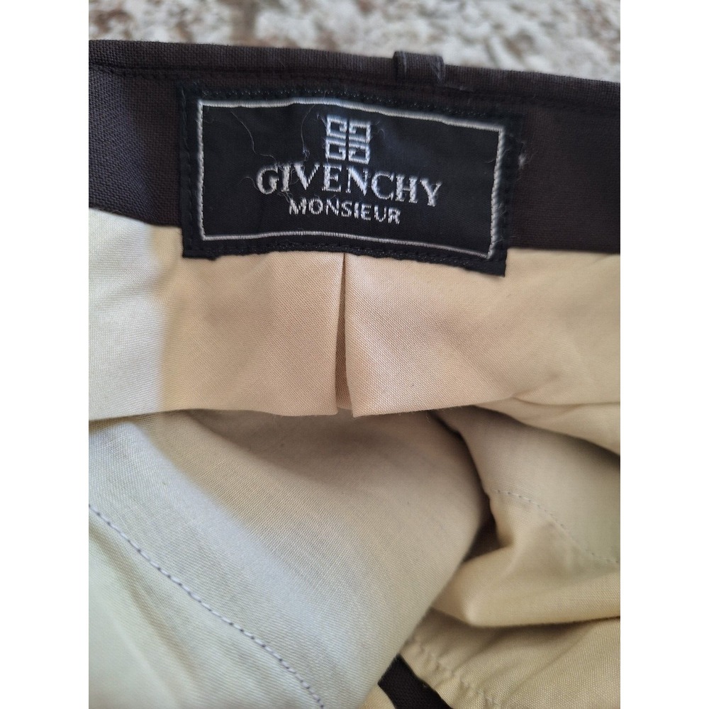 Givenchy Brown mens business professional Pants‎ size 32 - Picture 4 of 12